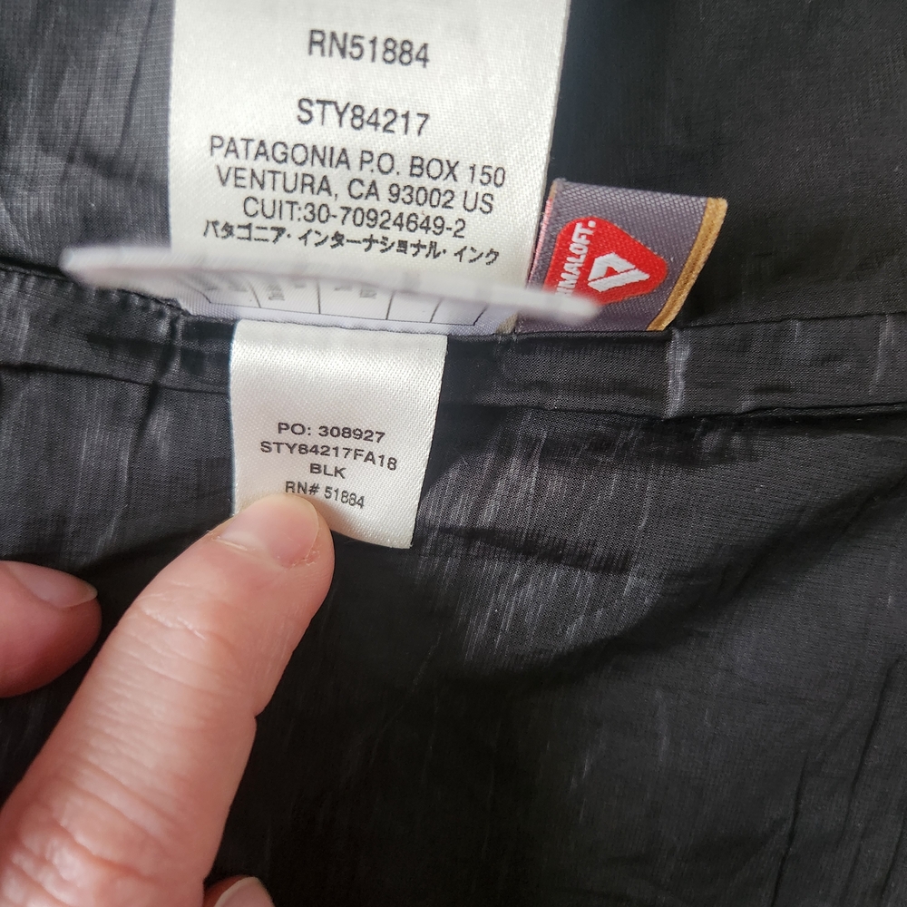 Patagonia Nanopuff Jacket - Black - Picture 13 of 13